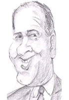 Caricature of Phil Hudson