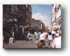 Wermingserstrasse - the main shopping street